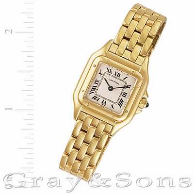 Cartier W25022B9 Panthere Quartz Female 18k yellow gold Replica Watches