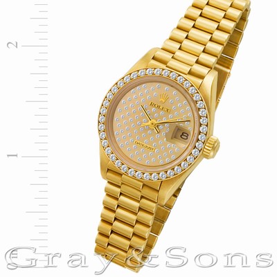 Rolex 69138 Datejust Automatic Female 18k yellow gold Replica Watches