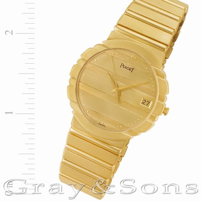 Piaget 34569c701 Polo Quartz Male 18k yellow gold Replica Watches