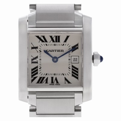 Cartier W51011Q3 Tank Francaise Quartz Unisex Stainless Steel Replica Watches