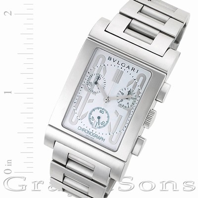 Bvlgari RTC 49 S Rettangolo Quartz Male Stainless Steel Replica Watches