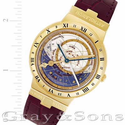 Ulysse Nardin 911-22 Astro Automatic Male 18k yellow gold Replica Watches