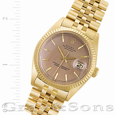 Rolex 1601 Datejust Automatic Male 18k yellow gold Replica Watches