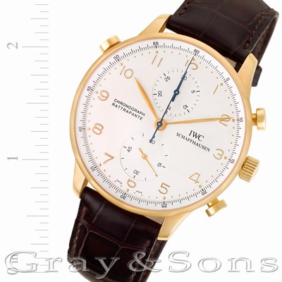 IWC IW371203 Portuguese Manual Male 18k rose gold Replica Watches