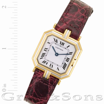 Cartier Cartier 1579 Ceinture Quartz Unisex 18k yellow gold Replica Watches