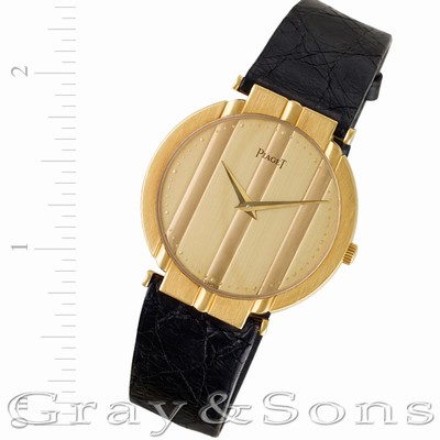 Piaget 8673 Polo Quartz Male 18k yellow gold Replica Watches