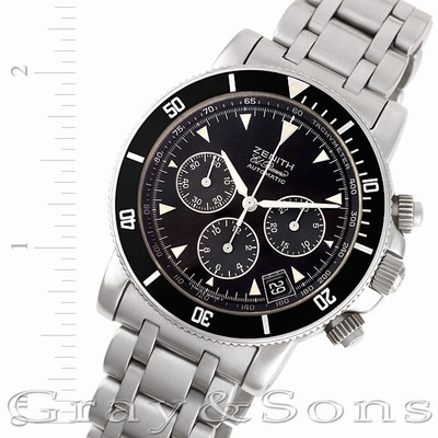 Zenith 02 0471 400 El Primero Automatic Male Stainless Steel Replica Watches