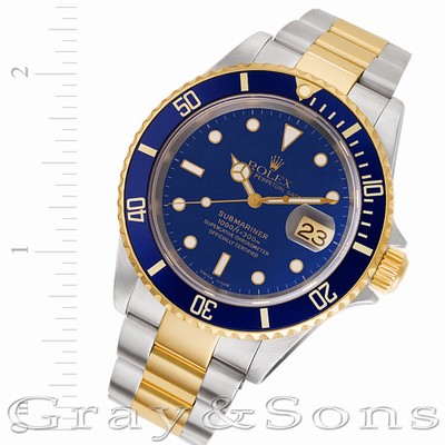 Rolex 16613 T Submariner Automatic Male Stainless Steel Replica Watches