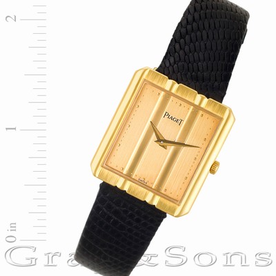 Piaget 8163 Polo Manual Male 18k yellow gold Replica Watches