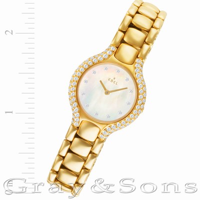 Ebel 866969 Beluga Quartz Female 18k yellow gold Replica Watches