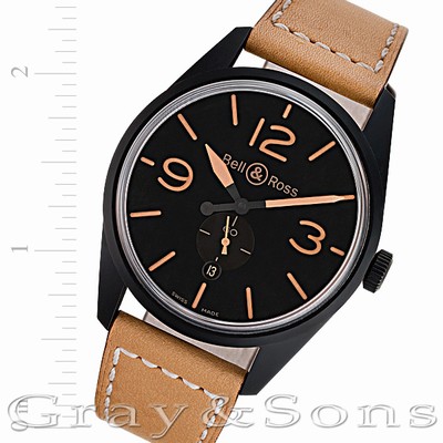 Bell & Ross BRV123 Heritage Automatic Male PVD Replica Watches
