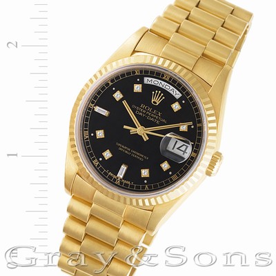 Rolex 18238 Day-Date Automatic Male 18k yellow gold Replica Watches