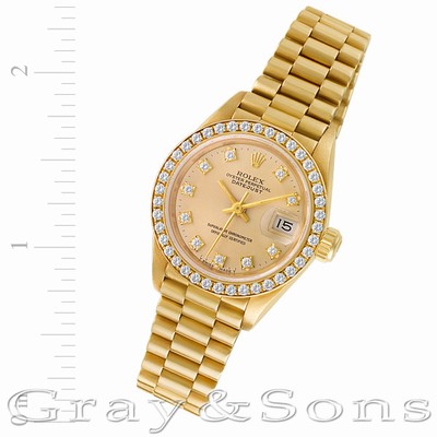 Rolex 69178 Datejust Automatic Female 18k yellow gold Replica Watches