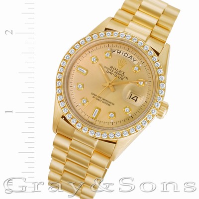 Rolex 1803 Day-Date Automatic Male 18k yellow gold Replica Watches