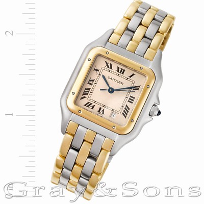 Cartier w25028b Panthere Quartz Male Stainless Steel Replica Watches