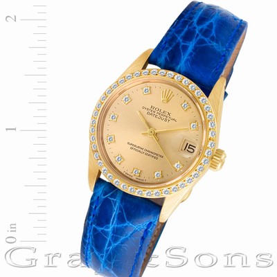 Rolex 6827 Datejust Automatic Unisex 18k yellow gold Replica Watches
