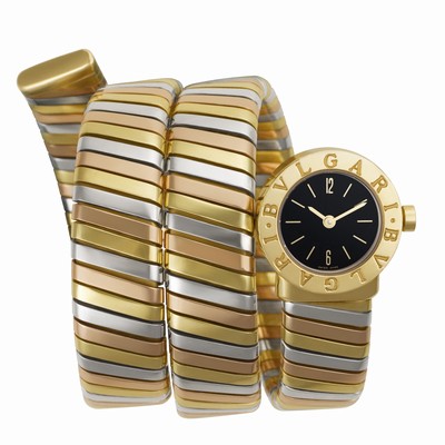 Bvlgari BB 19 iT Tubogas Quartz Female 18k yellow gold Replica Watches