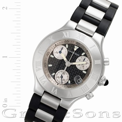 Cartier W10125U2 Chronoscaph 21 Quartz Male Stainless Steel Replica Watches