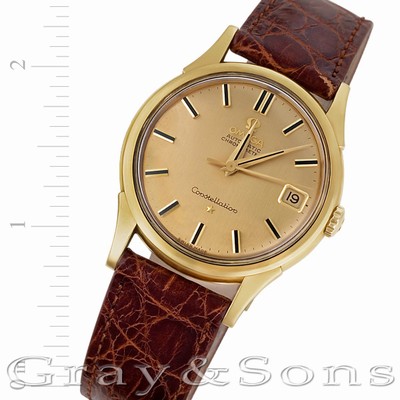 Omega Omega 3051 Constellation Automatic Male 18k yellow gold Replica Watches