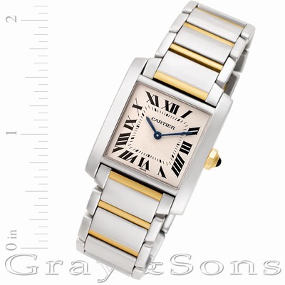 Cartier W51012Q4 Tank Francaise Quartz Unisex Stainless Steel Replica Watches