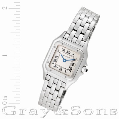Cartier 1660 Panthere Quartz Female 18k yellow gold Replica Watches