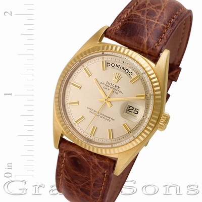 Rolex 1803 Day-Date Automatic Male 18k yellow gold Replica Watches