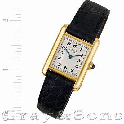 Cartier 45634 Tank Vermeil Quartz Female Vermeil Replica Watches