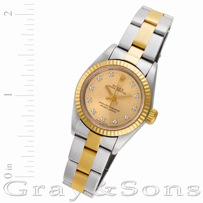 Rolex 67193 Oyster Perpetual Automatic Female Stainless Steel Replica Watches