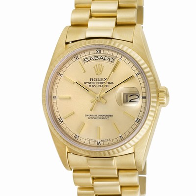 Rolex 18038 Day-Date Automatic Male 18k yellow gold Replica Watches