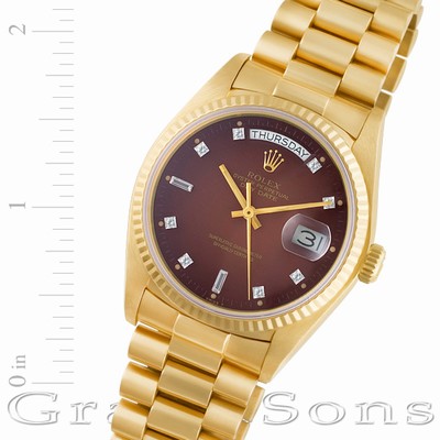 Rolex 18038 Day-Date Automatic Male 18k yellow gold Replica Watches