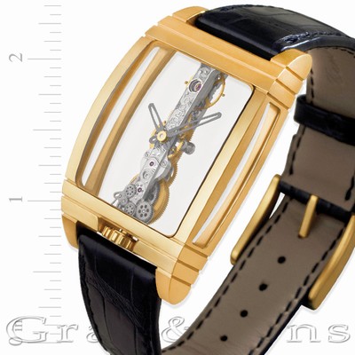 Corum 113.550.56/0001 0000J Golden Bridge Manual Male 18k yellow gold Replica Watches