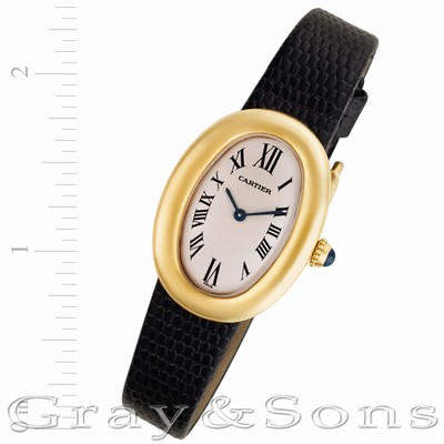 Cartier 1952 Baignoire Quartz Female 18k yellow gold Replica Watches