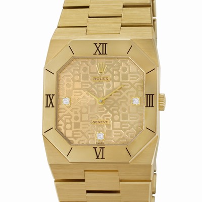 Rolex 4350/8 Cellini Manual Male 18k yellow gold Replica Watches
