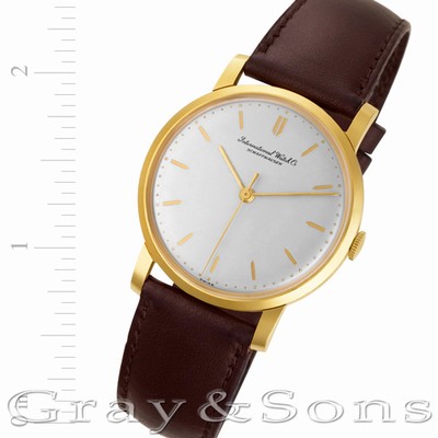 IWC r1405 Classic Manual Male 18k yellow gold Replica Watches