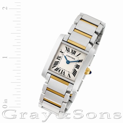 Cartier W51007Q4 Tank Francaise Quartz Female Stainless Steel Replica Watches