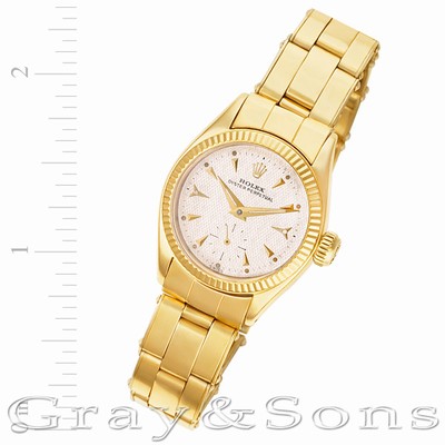 Rolex 6509 Oyster Perpetual Automatic Female 14k yellow gold Replica Watches