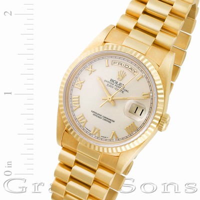 Rolex 18238 Day-Date Automatic Male 18k yellow gold Replica Watches