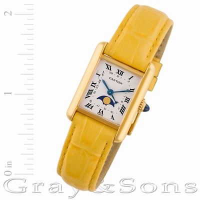 Cartier Cartier 1795 Tank Quartz Female 18k yellow gold Replica Watches