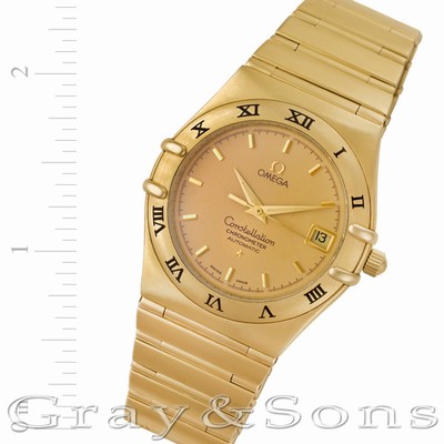 Omega 168.120.1 Constellation Automatic Male 18k yellow gold Replica Watches