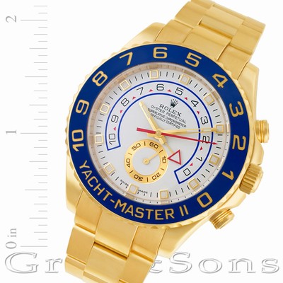 Rolex 116688 Yacht-Master II Automatic Male 18k yellow gold Replica Watches