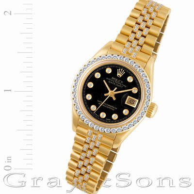 Rolex 69178 Datejust Automatic Female 18k yellow gold Replica Watches