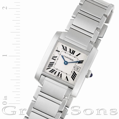 Cartier W51011Q3 Tank Francaise Quartz Unisex Stainless Steel Replica Watches