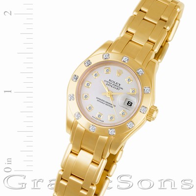 Rolex 80318 Pearlmaster Automatic Female 18k yellow gold Replica Watches