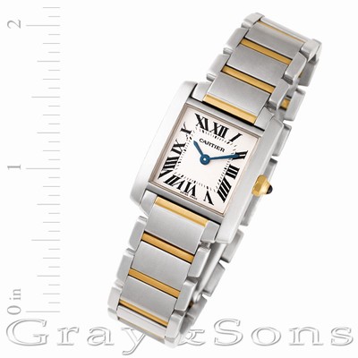 Cartier W51007Q4 Tank Francaise Quartz Female Stainless Steel Replica Watches