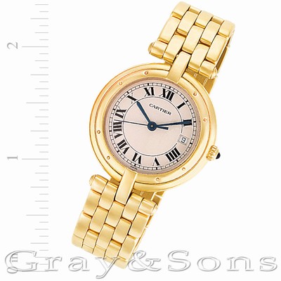 Cartier 883964 VLC Quartz Unisex 18k yellow gold Replica Watches