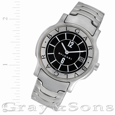 Bvlgari st35s Solotempo Quartz Male Stainless Steel Replica Watches