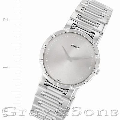 Piaget 84023k81 Dancer Quartz Male 18k White Gold Replica Watches