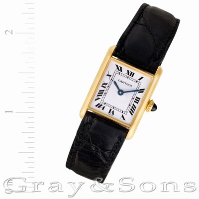 Cartier Cartier 1034 Tank Manual Female 18k yellow gold Replica Watches