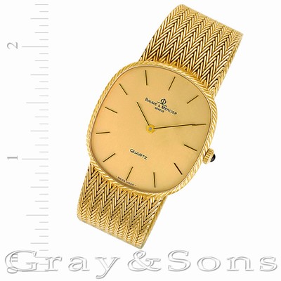 Baume & Mercier 972409 Quartz Male 14k yellow gold Replica Watches