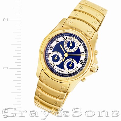 Cartier 1500 0 Santos Quartz Male 18k yellow gold Replica Watches